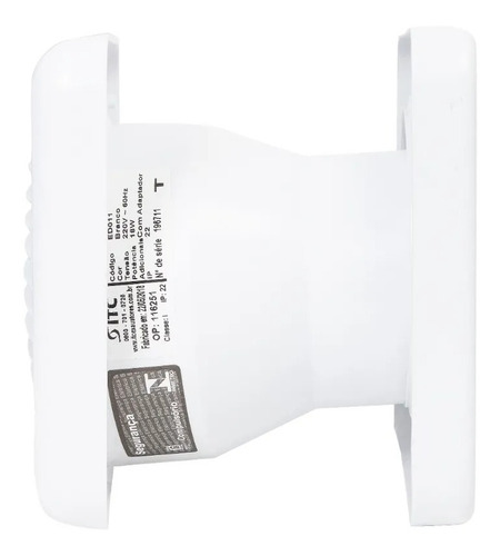 Imagem 2 de 6 de Exaustor Abre E Fecha Para Ambientes Itc Brisa 126mm 18w
