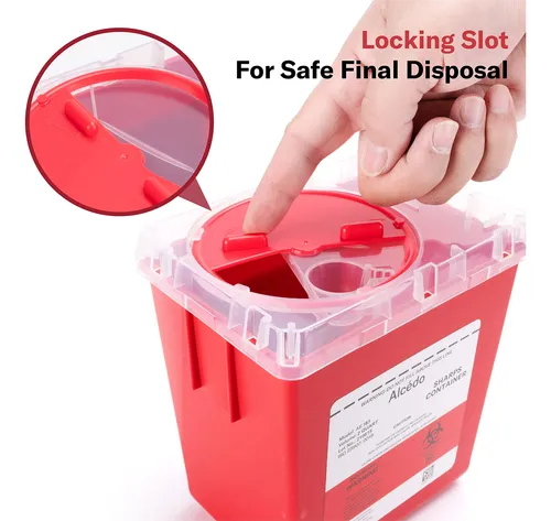Recipiente Para Elementos Cortantes Alcedo De 2 Qt