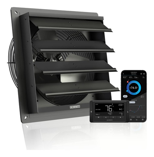 Ac Infinity Airlift T12, Ventilador De Escape De Obturador D