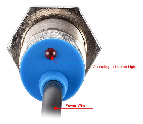 M18 Sensor De Proximidad Inductivo Interruptor Tipo Escudo L