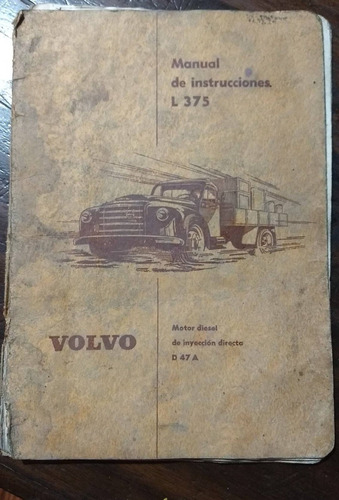Catalogo Camion Volvo L375 Antiguo Original