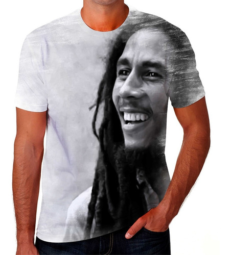 Camisa Camiseta Bob Marley Cantor Reggae Envio Rápido 02