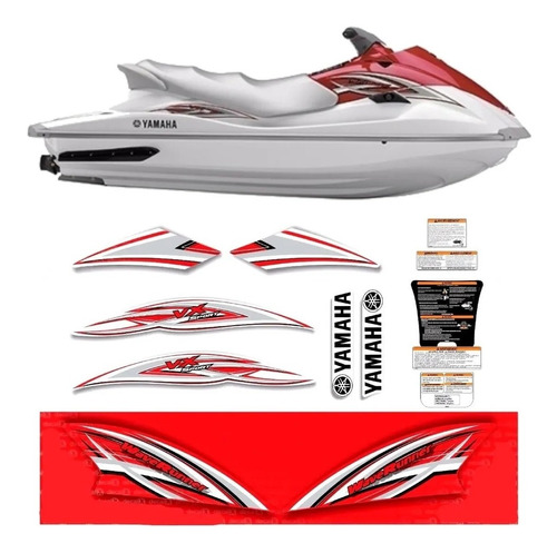 Kit Adesivos Jet Ski Compatível Yamaha Vx 700 Sport Jtki06