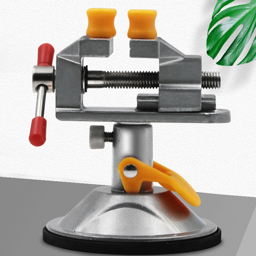 Torno De Bancada De Mesa Pequeno Elétrico Fixo 36° Rotativo