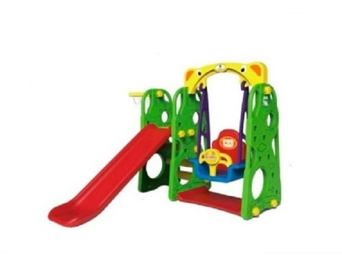 Juego Infantil 3 En 1 Para Niños Resbaladera, Columpio, Aro