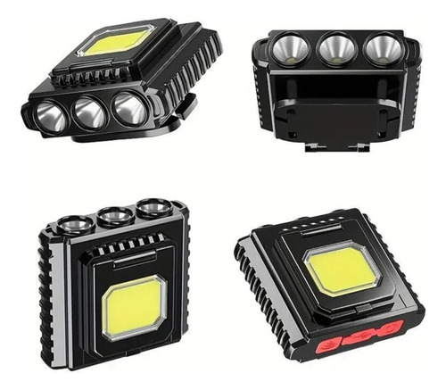 Lampara Minera Recargable Usb Lampara Cabeza Led Frontal