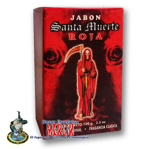 Jabón Santa Muerte Roja - Amor Y Protección