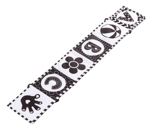Libro De Juguete De Tela Para Bebés En Blanco Y Negro De Reg