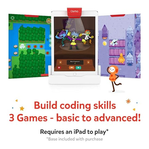 Osmo - Kit De Inicio De Codificacion Para iPad - 3 Juegos E