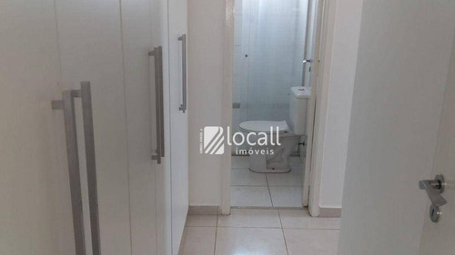 Imagem 12 de 14 de Apartamento Com 3 Dormitórios À Venda, 100 M² Por R$ 550.000,00 - Jardim Vivendas - São José Do Rio Preto/sp - Ap3034