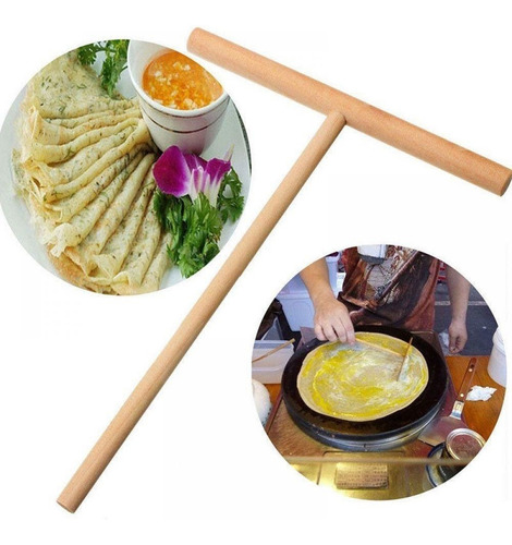 Esparcidor De Masa Para Crepes De Madera 18cm