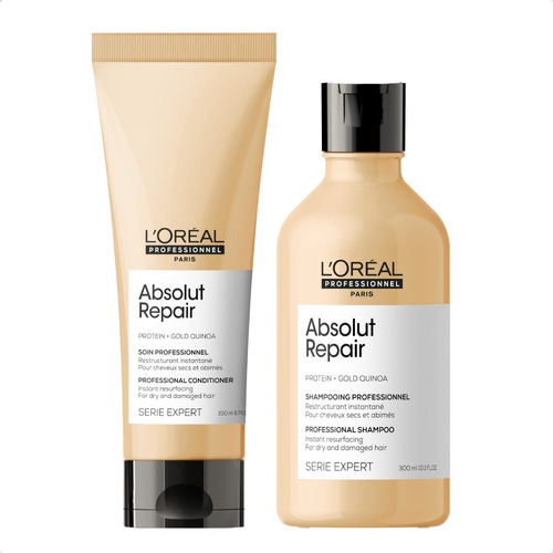 Kit Absolut Repair: Shampoo 300 + Acondicionador 200