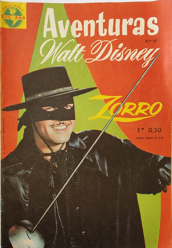 Revista Cómic Aventuras De Walt Disney El Zorro N°27 (aa695