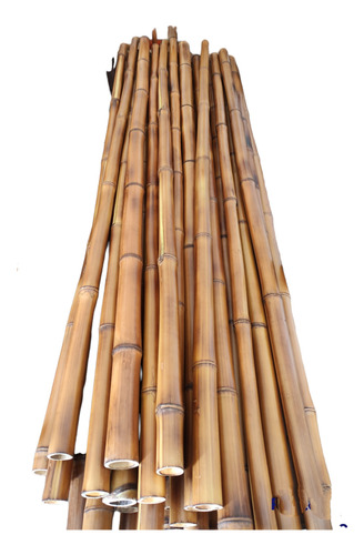 10 Varas De Bambú Decoracion Casa Adorno 1.3mt / 3cm Grosor