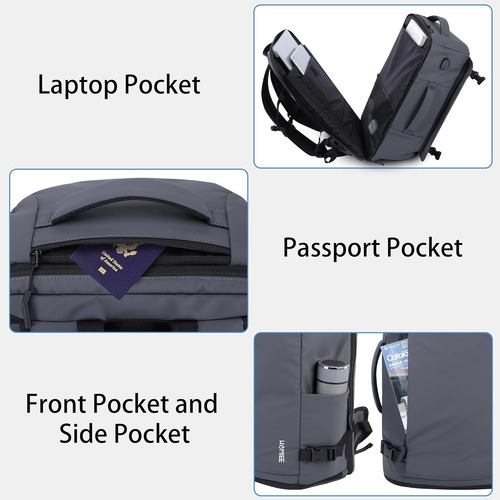 Mochila Impermeable De Viaje 40l Para Computadora