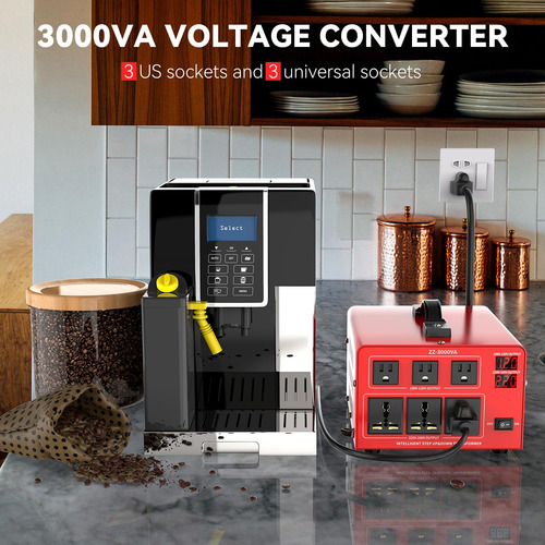 Convertidor De Voltaje De 3000 W, Transformador Automá...