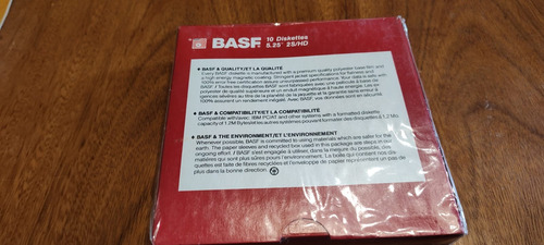 Diskettes Basf 5/14 2s/hd Sin Uso (caja Cerrada) (Usado)
