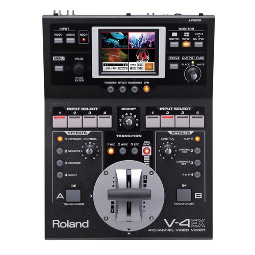 Mesa De Vídeo Roland V4ex Misturador Com Multivisualizador