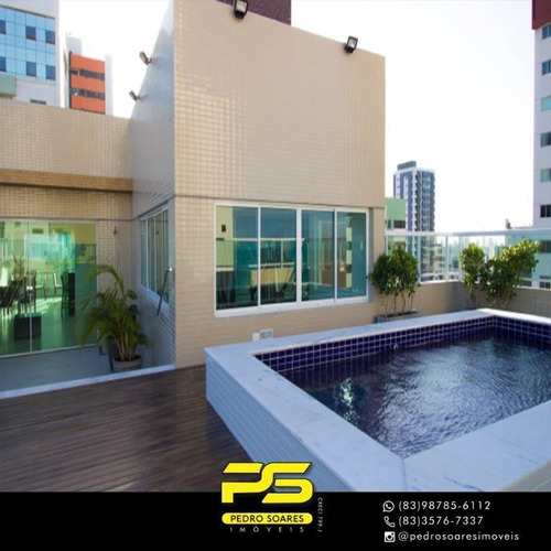 Imagem 3 de 8 de Flat Com 2 Dormitórios À Venda, 52 M² Por R$ 377.000 - Tambaú - João Pessoa/pb - Fl0115