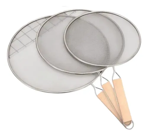 X3 Colador Tapa Anti Salpicadura De Aceite Para Olla Sartén