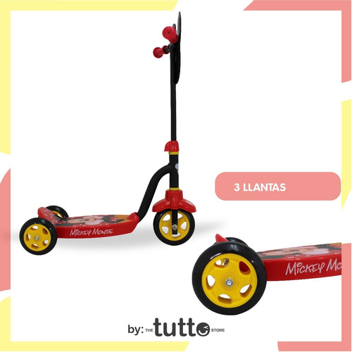 Imagen 5 de 9 de Tri Scooter Mickey Mouse Flying Wheels