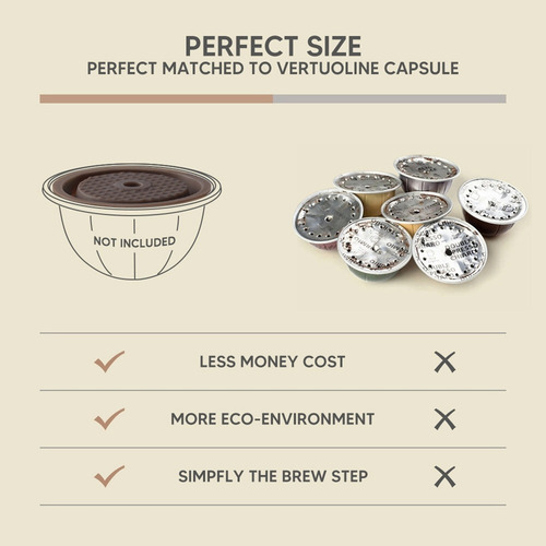 Tapa Reutilizable Para Cápsulas Nespresso Vertuo Tapa Tapa S