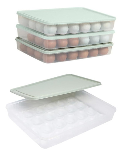 1 Soporte Para 24 Huevos Para Refrigerador, Contenedores De 