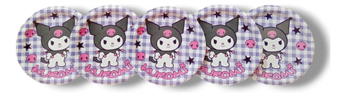 Kuromi Kit Para Fiestas De Cumpleaños Caja+plato+vaso 70 P Kuromi Kuromi Kuromi