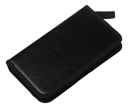 Funda De 80 Vcd Para Dvd Y Cd De Piel Sintética, Organizador