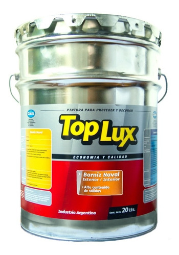 Barniz Sintetico Brillante Toplux 20 Litros