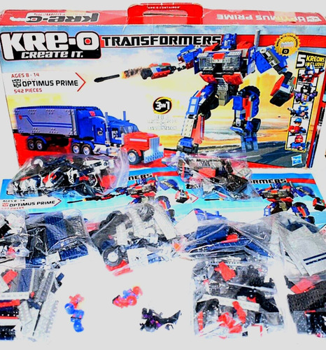Transformers Optimus Prime Kre-o Vintage +regalo (Usado)
