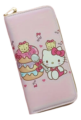 Carteras Largas Para Dama (disney-sanrio) Kitty Donas Pu