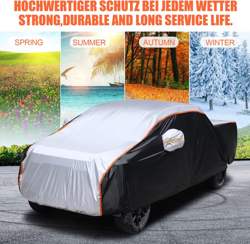 Cubierta De Camioneta Impermeable Para Todo Tipo De Clima, C
