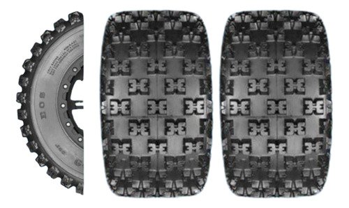 Paquete 2 Llantas At22x10-10 6pr Tl Alsk Eos