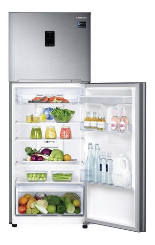 Imagen 7 de 7 de Heladera Freezer Superior Samsung No Frost 382 L Rt38k5932sl Color Inox
