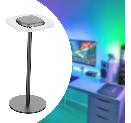 Lámpara De Escritorio Led Con Luz Rgb, Recargable, Cuadrado