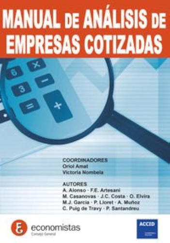 Manual De Análisis De Empresas Cotizadas (sin Coleccion) / O