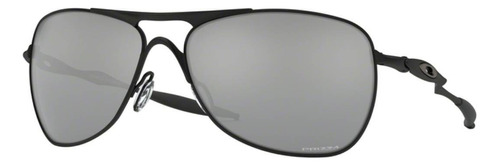 Óculos de sol Oakley Crosshair Standard armação de liga c-5 cor matte black, lente black de plutonite prizm, haste matte black de liga c-5 - OO4060