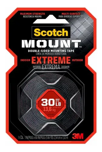 comprar Cinta Doble Contacto Scotch-mount Extrema 25,4 Mm X 1,52 M