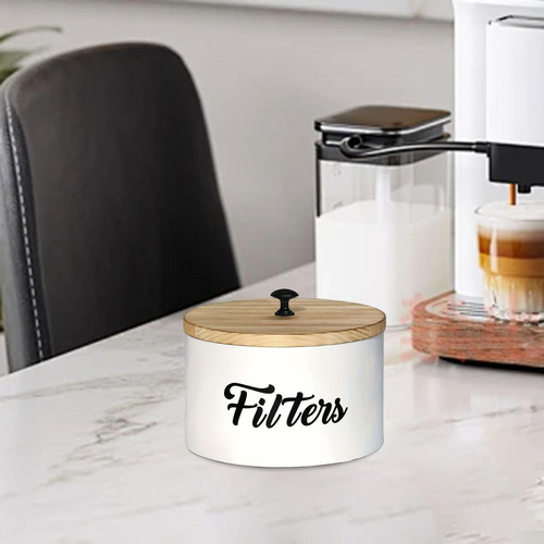 Soporte Para Filtro De Café De Granja, De Cocina Con Tapa