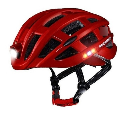 Casco Led Para Ciclismo - Negro  Rockbros