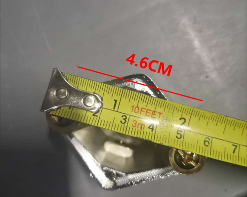 1 Pieza Soporte De Pierna De Tom Piso Cromado Bracket Para