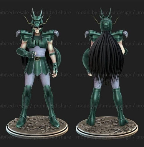 Archivo Stl Impresión 3d - Saint Seiya - Dragon Shiryu