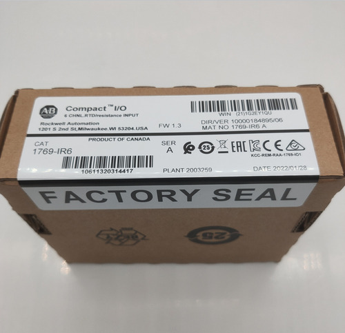 Factory Sealed Ab 1769-ir6 Ser A Compactlogix Input Modu Aab