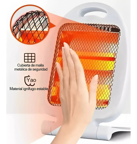 Calefactor Eléctrico Calentador De Aire 3 800w 110v/220v