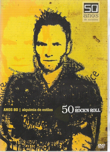 Dvd 50 Anos De Rock Anos 80 Varios Dvd