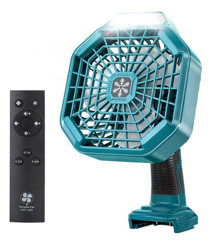 Waxpar Ventilador De Camping 3 En 1 Con Linterna Led, Venti.