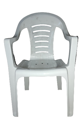 Silla Sillón Blanco De Plastico Reforzado Apilable Florida