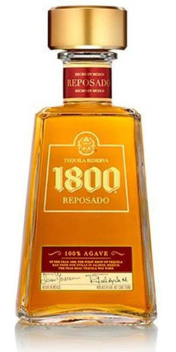 Tequila Reserva 1800 Reposado 100% Agave Azul 750ml