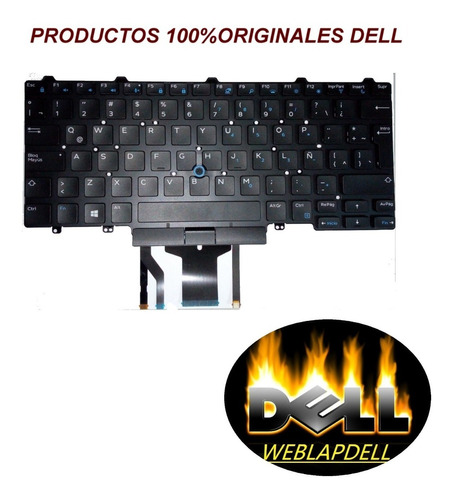 Teclado Original Retroiluminado Españo Laptop Latitude E5470